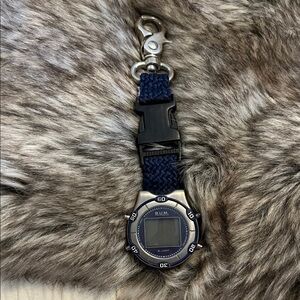 B.U.M. Gear Navy Digital Clip-On Watch